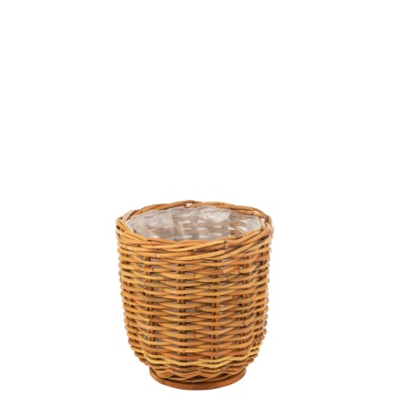 Cache-pot en bois Naturel 52,5x52,5x50cm