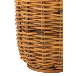 Cache-pot en bois Naturel 51x51x83,5cm