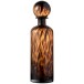 Bouteille avec bouchon tacheté en verre marron 11.5x11.5x39.5 cm Bouteille avec bouchon tacheté en verre marron 11.5x11.5x39.5 cm