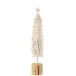 Árbol de navidad con pie hierro blanco Alt. 48 cm