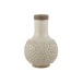 VASE POINTU LONG CERAMIQUE BLANC / GRIS 45 cm VASE POINTU LONG CERAMIQUE BLANC / GRIS 45 cm