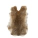 Pele de coelho em pele castanha 45x34x1 cm Pele de coelho em pele castanha 45x34x1 cm