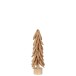 Arbre sur pied en bois naturel 10x10x41 cm