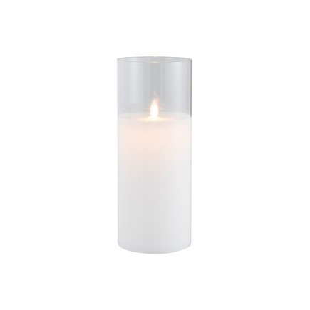 Lampara led brillante cristal transparente Alt. 25 cm