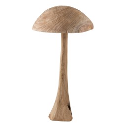 Champignon en bois naturel 45x45x80 cm