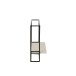 Prateleira de parede com 1 prateleira em metal branco 35x15,5x35 cm Prateleira de parede com 1 prateleira em metal branco 35x15,5x35 cm