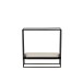 Prateleira de parede com 1 prateleira em metal branco 35x15,5x35 cm Prateleira de parede com 1 prateleira em metal branco 35x15,5x35 cm