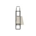 Prateleira de parede com 1 prateleira em metal branco 65x15,5x35 cm Prateleira de parede com 1 prateleira em metal branco 65x15,5x35 cm