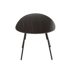 Table de salon en Bois Noir 100x55x40cm