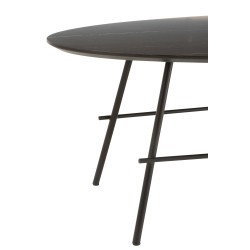 Table de salon en Bois Noir 100x55x40cm