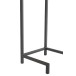 Table ronde en Pierre Blanc et Noir 41x41x67cm