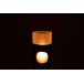 Vase rond bicolore en verre noir 12x12x21 cm Vase rond bicolore en verre noir 12x12x21 cm