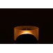 Vaso plano bicolor em vidro preto 25x25x13 cm Vaso plano bicolor em vidro preto 25x25x13 cm