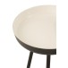 Lote de 3 mesas nido de metal blanco 52x52x58 cm
