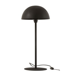 Lampe champignon en métal noir 27x27x59 cm