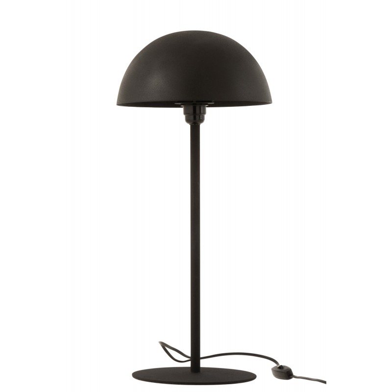 Lampe champignon en métal noir 27x27x59 cm