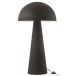 Candeeiro cogumelo em metal preto 51x51x97,5 cm Candeeiro cogumelo em metal preto 51x51x97,5 cm