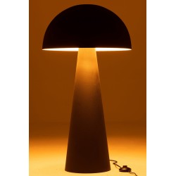Lampe champignon en métal noir 51x51x97.5 cm