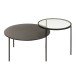 Console 2 niveaux en métal noir 101x70x50 cm Console 2 niveaux en métal noir 101x70x50 cm