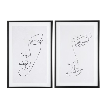 Tableau Visage Abstrait - Lana Deco